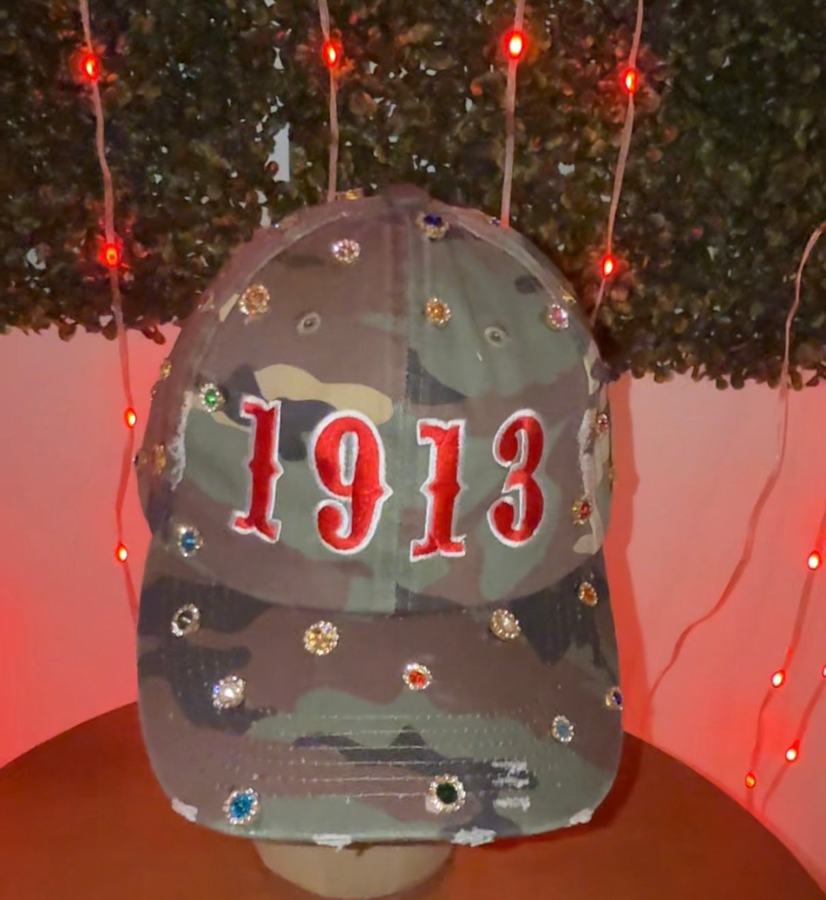 Sparkle & Serve: 1913 camo cap