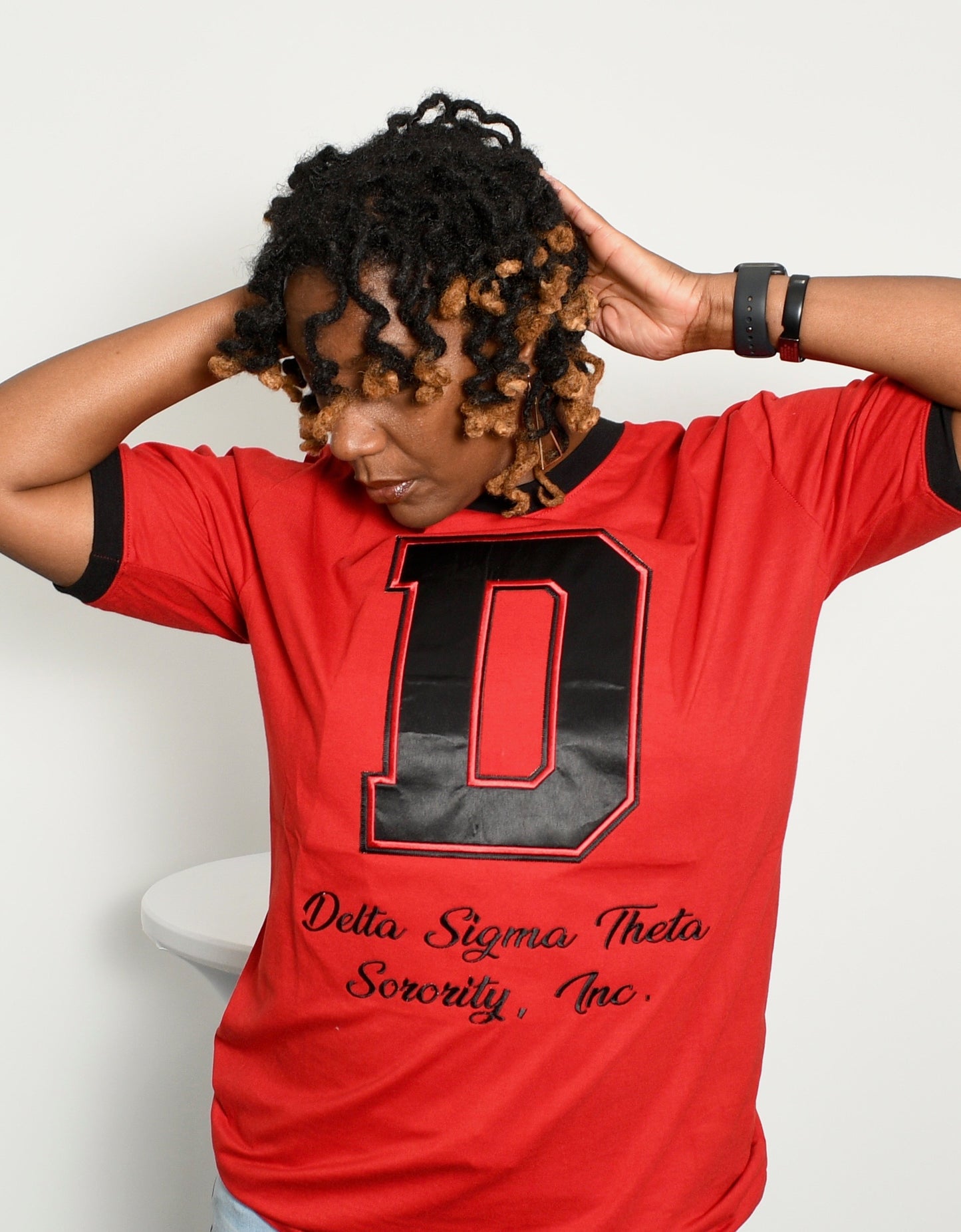 Varsity Delta Sigma Theta Ringer Tshirt