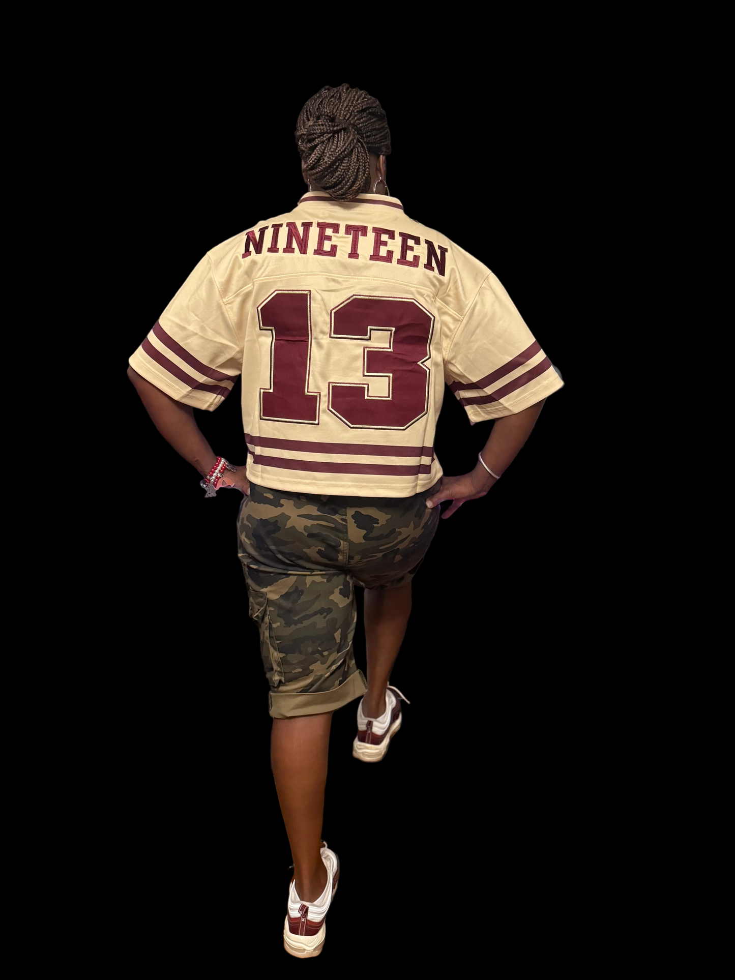 AOML 1913 Football Crop Jersey (Cream Crop)