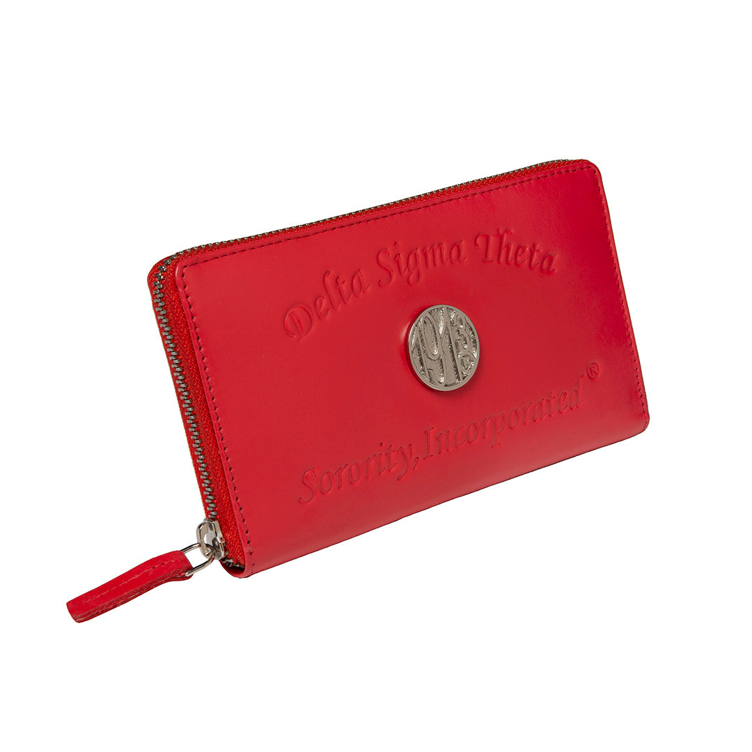 DST Embossed Leather Wallet