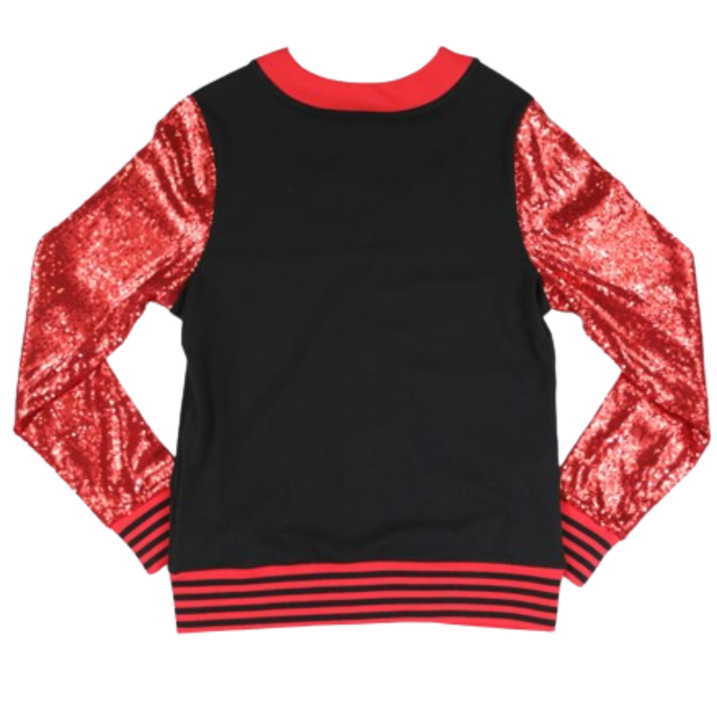 DST lightweight Cardigan featuring luxurious sequined sleeves