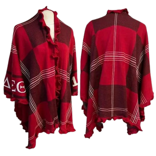 DST Ruffle Shawl Wrap