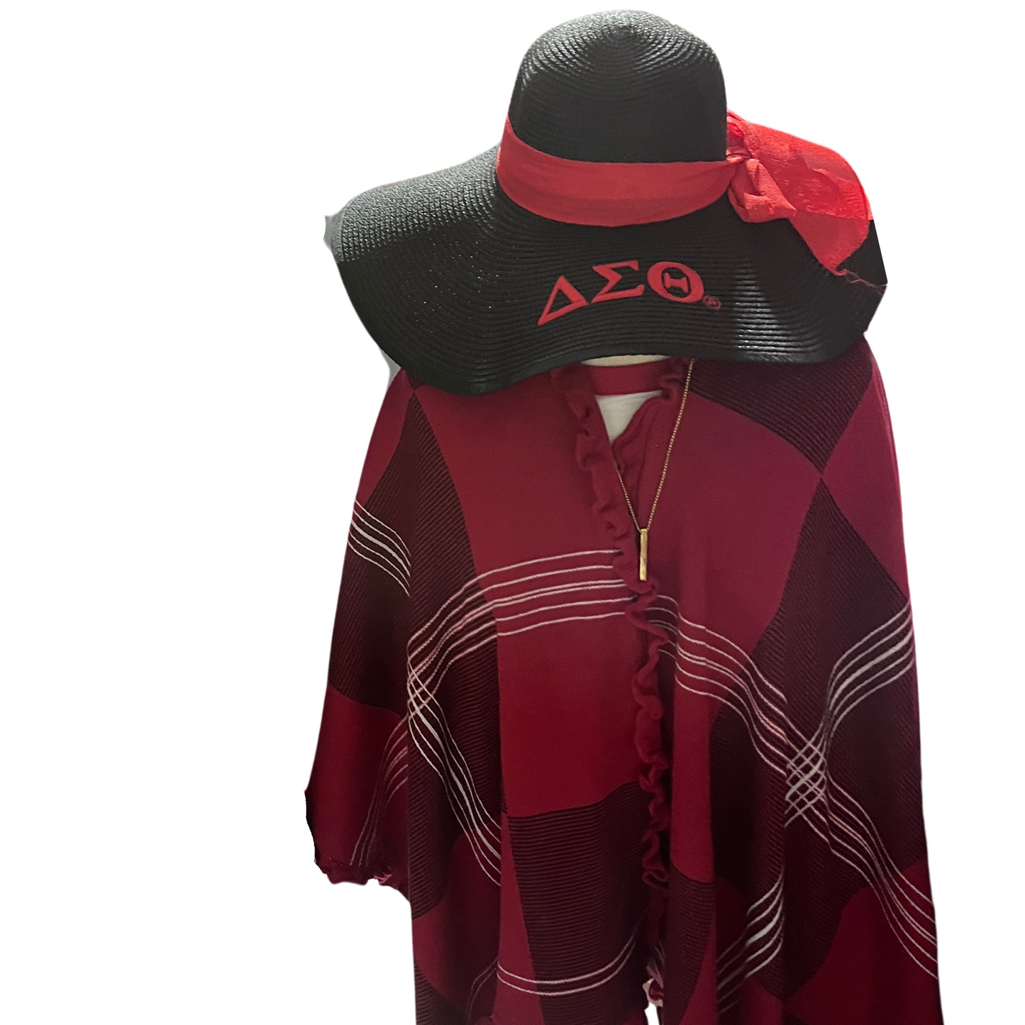 DST Ruffle Shawl Wrap