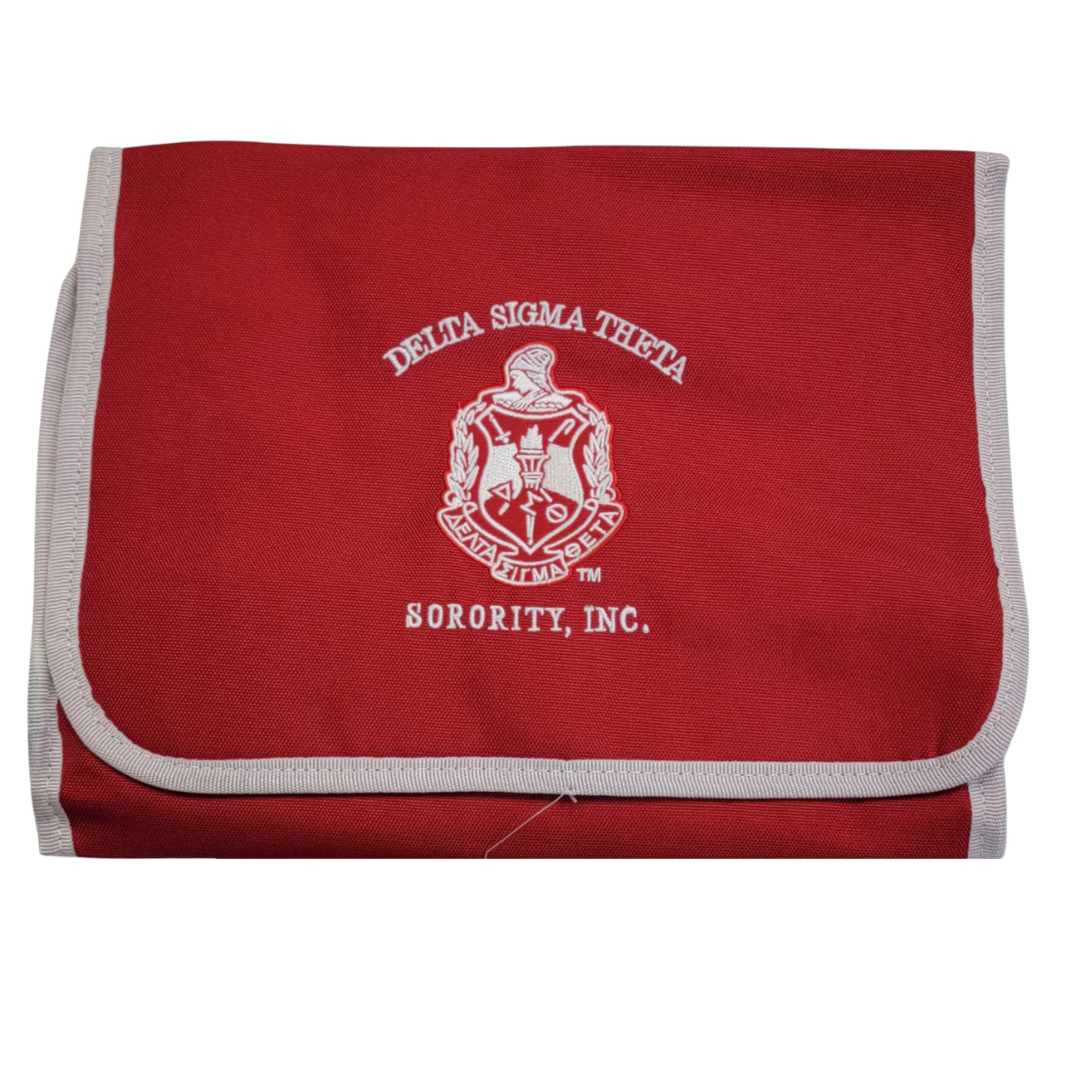 Delta Sigma Theta Trifold Cosmetic Bag