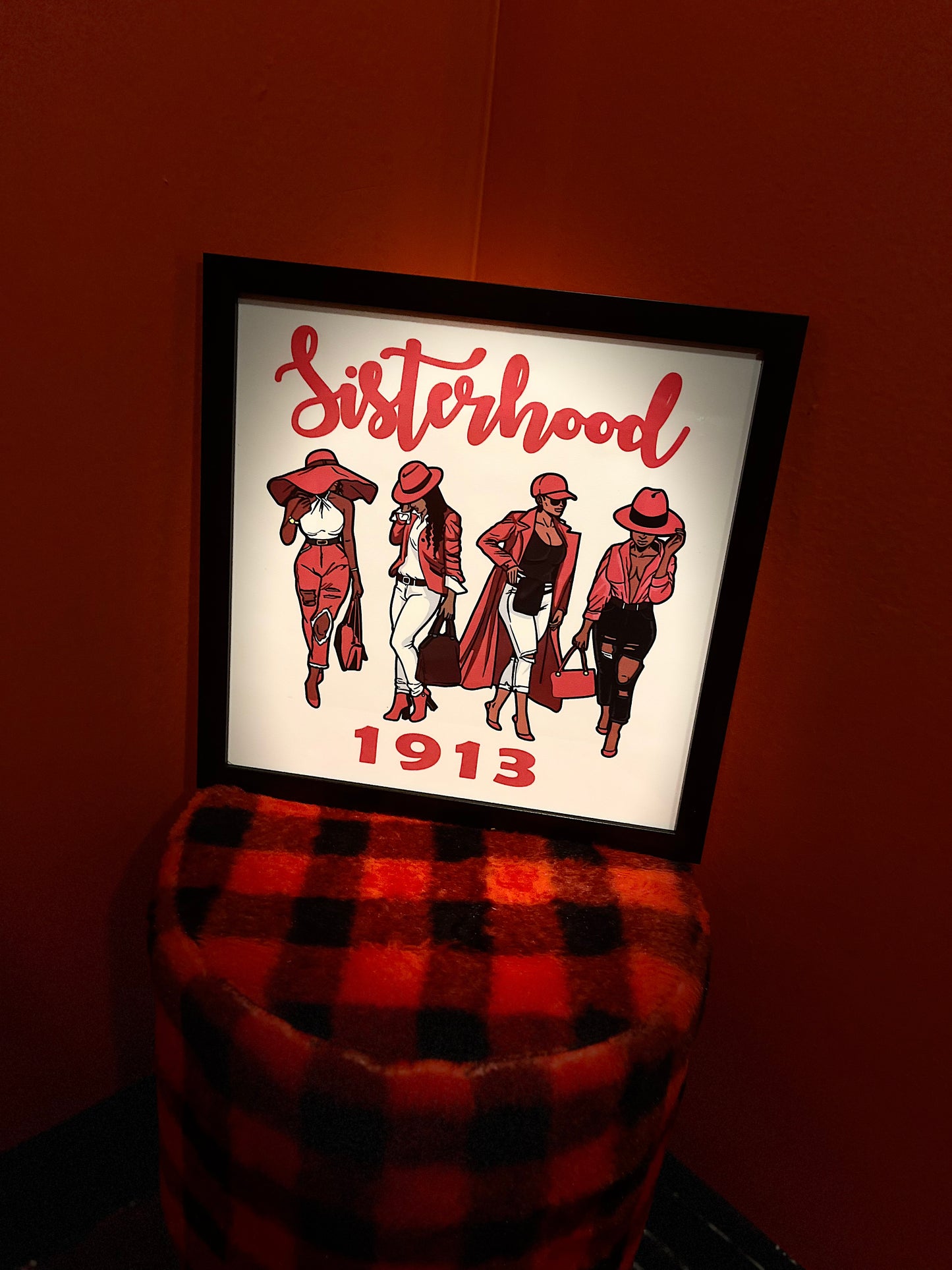 DST Sisterhood Framed Canvas