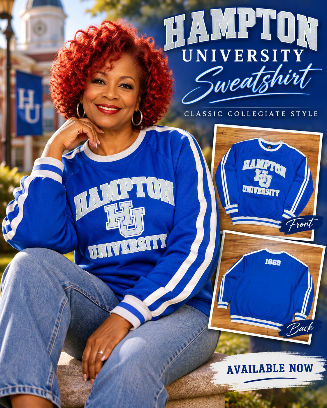 Hampton Chenille Varsity Crewneck