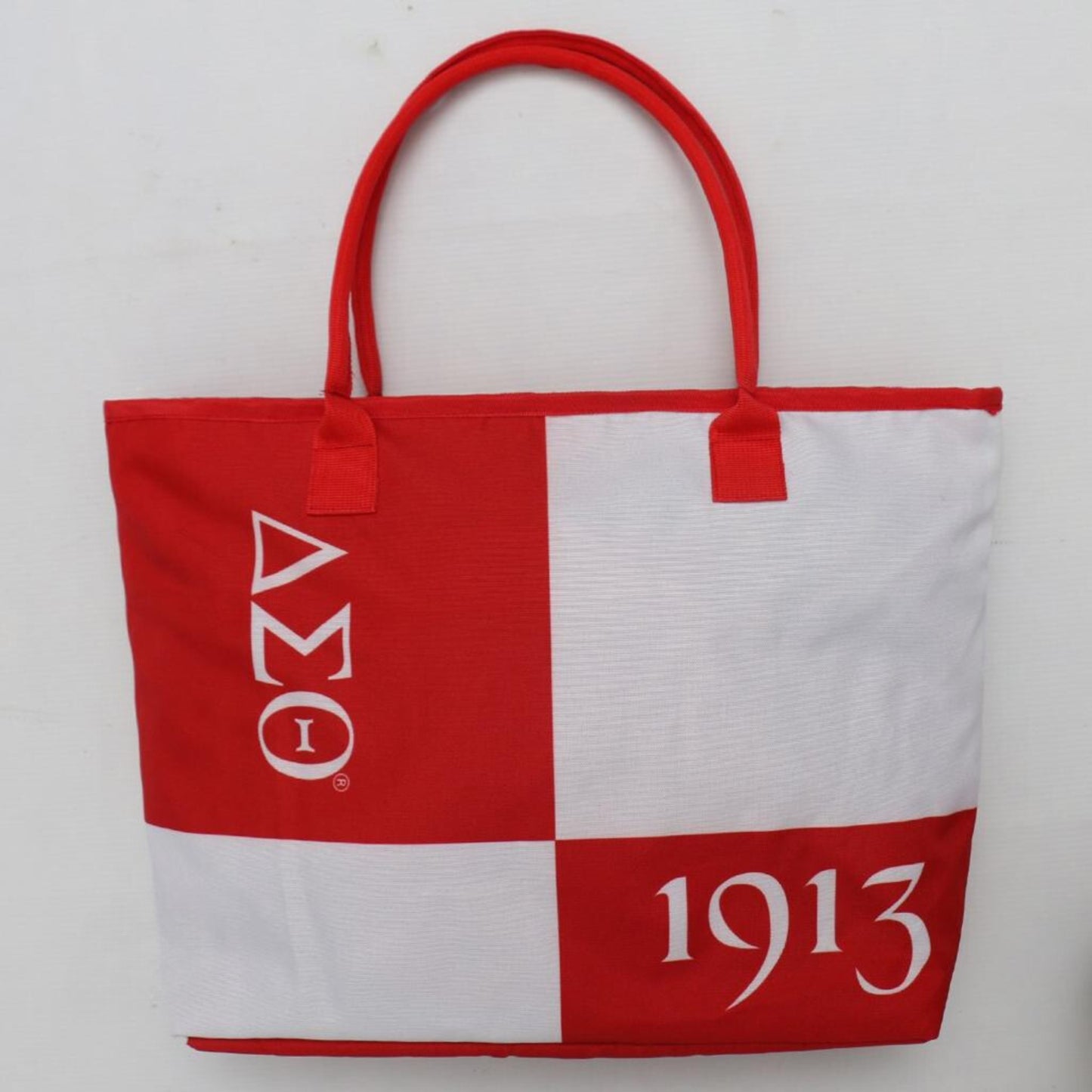 Delta Sigma Theta Color Block Tote Bag