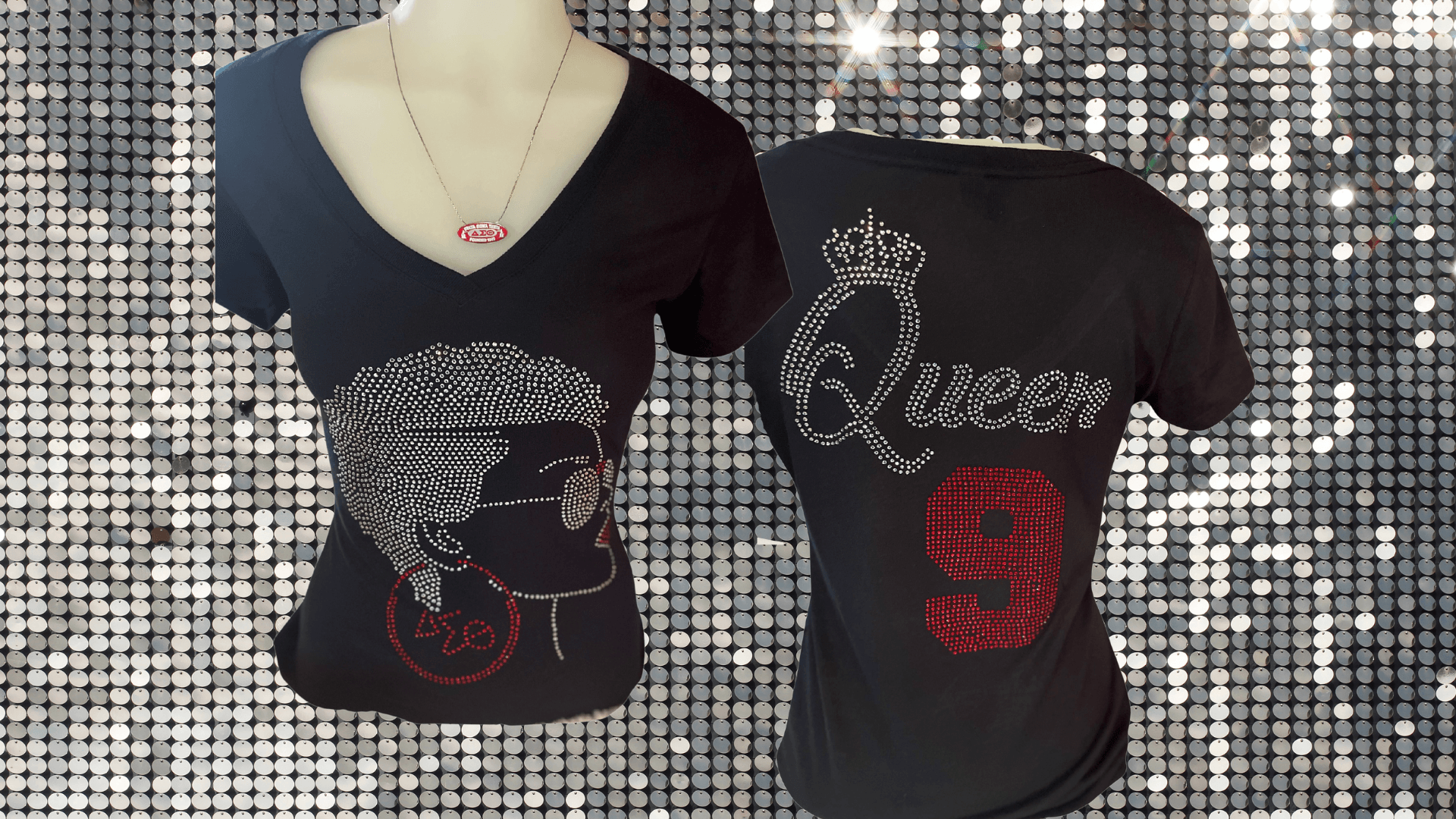 Custom Greek Bling Tee - shopsmitees