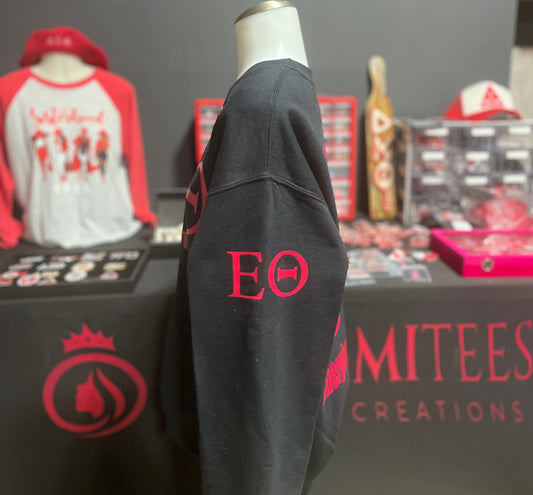 Customized Line Sweatshirt Delta Sigma Theta Sorority, Inc. - shopsmitees