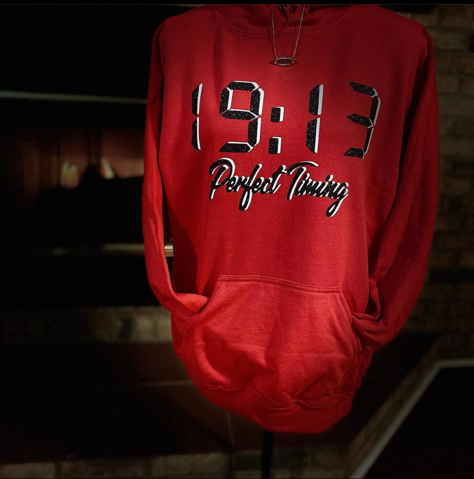 Perfect timing glitter apparel