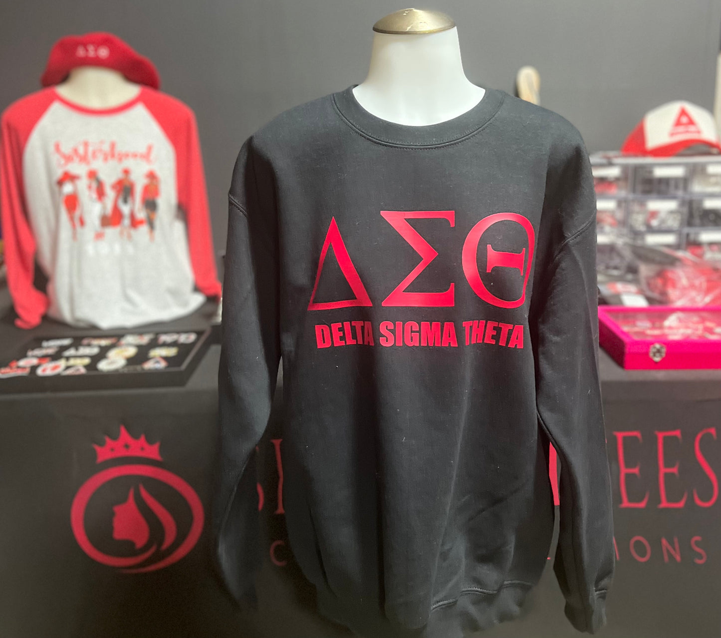 Customized Line Sweatshirt Delta Sigma Theta Sorority, Inc. - shopsmitees