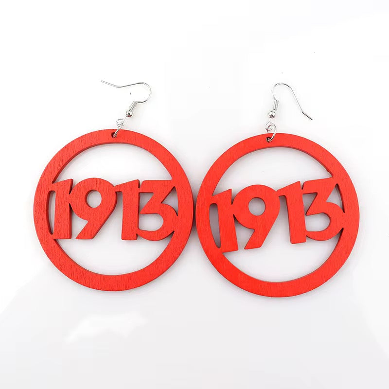 Assorted Wooden DST earrings