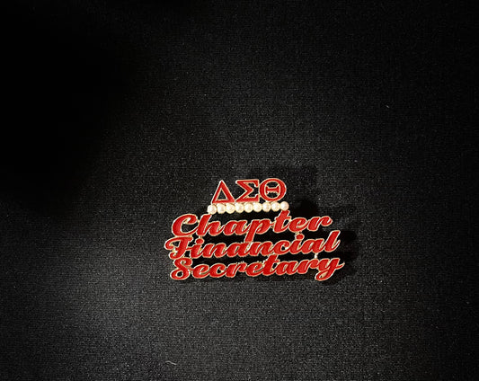 Chapter Financial Secretary Lapel Pin