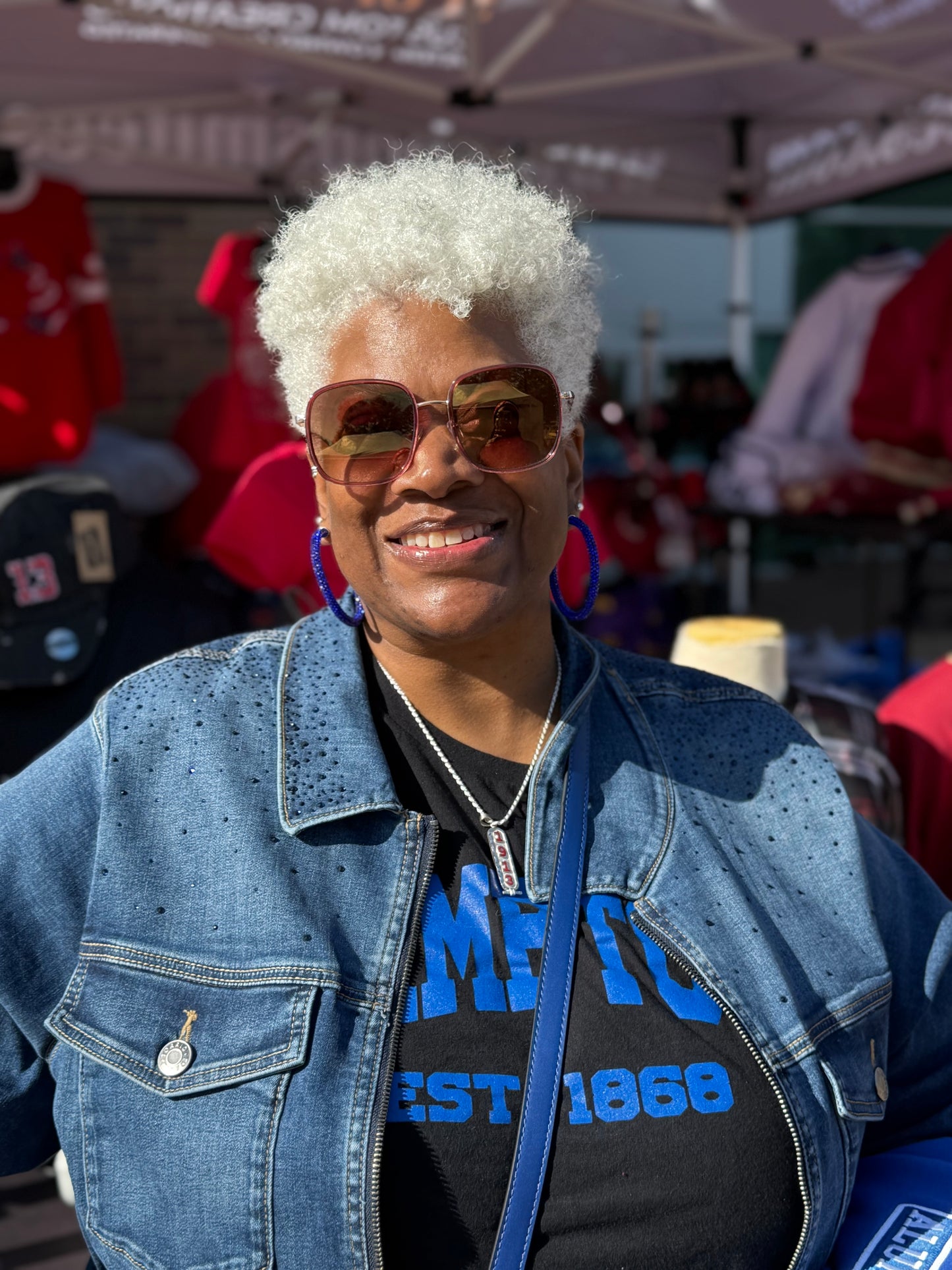 925 sterling silver 2 sided cartouche with Red DST Symbols and Red Founding year with 18’ Rope Chain