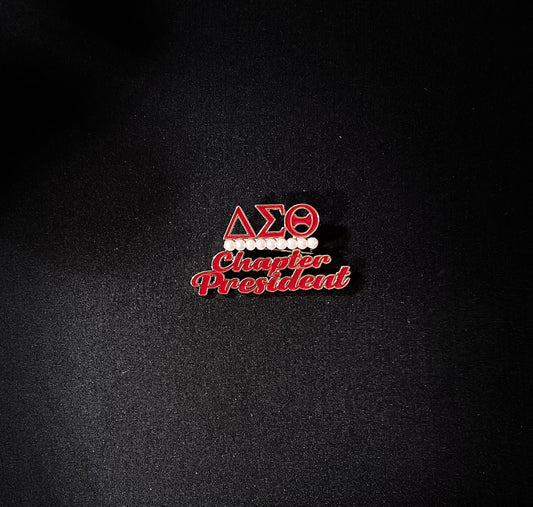 Chapter President Pearl Lapel Pin