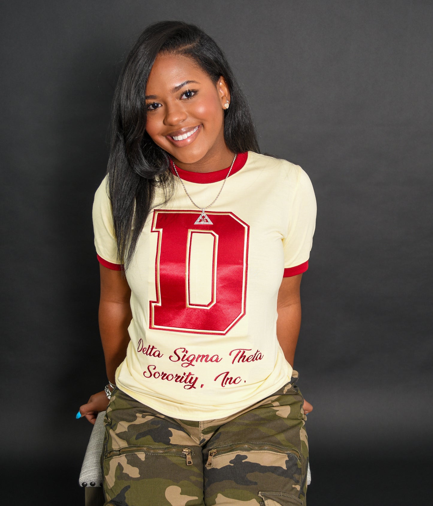 Varsity Delta Sigma Theta Ringer Tshirt