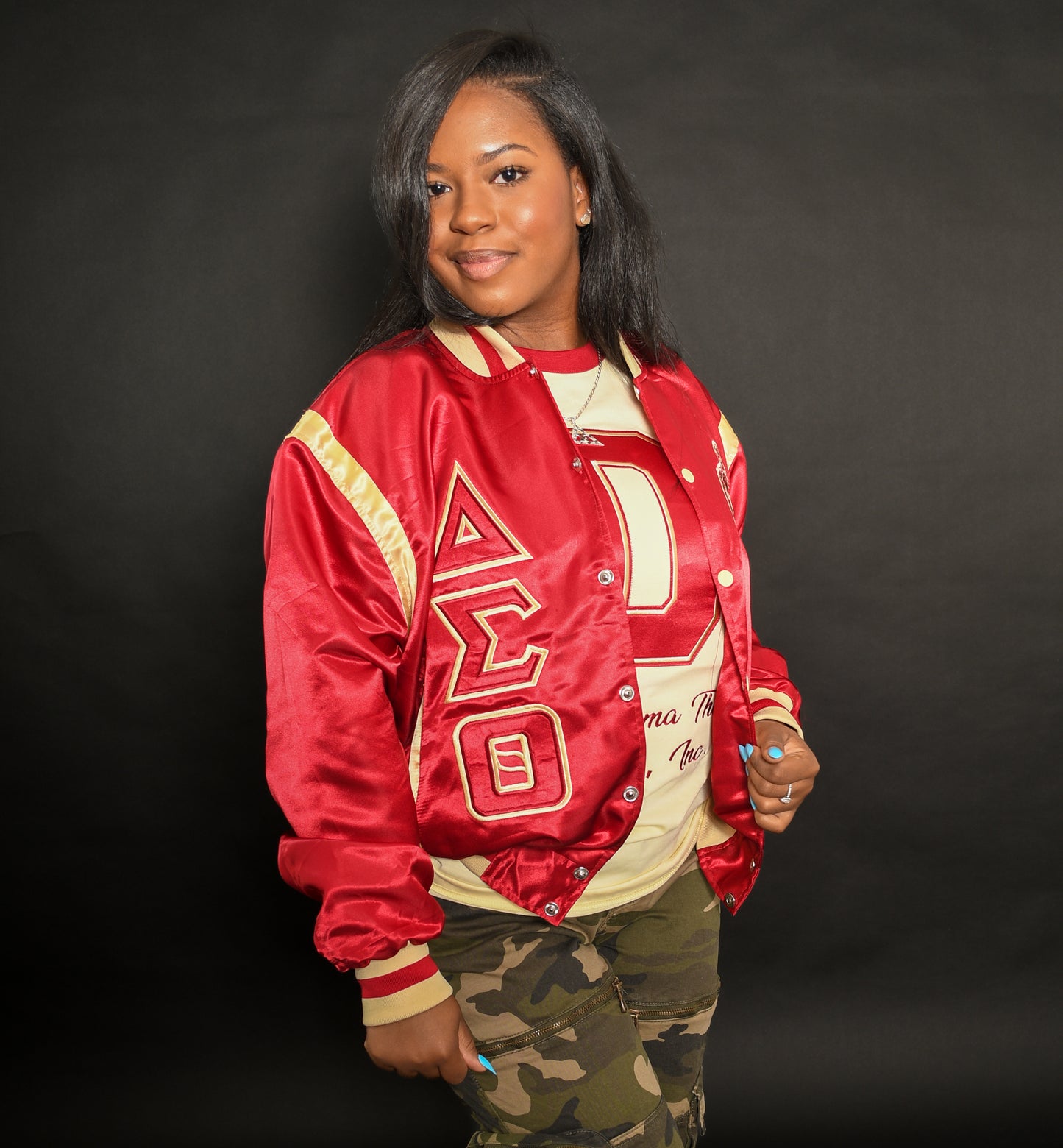 Varsity Delta Sigma Theta Ringer Tshirt