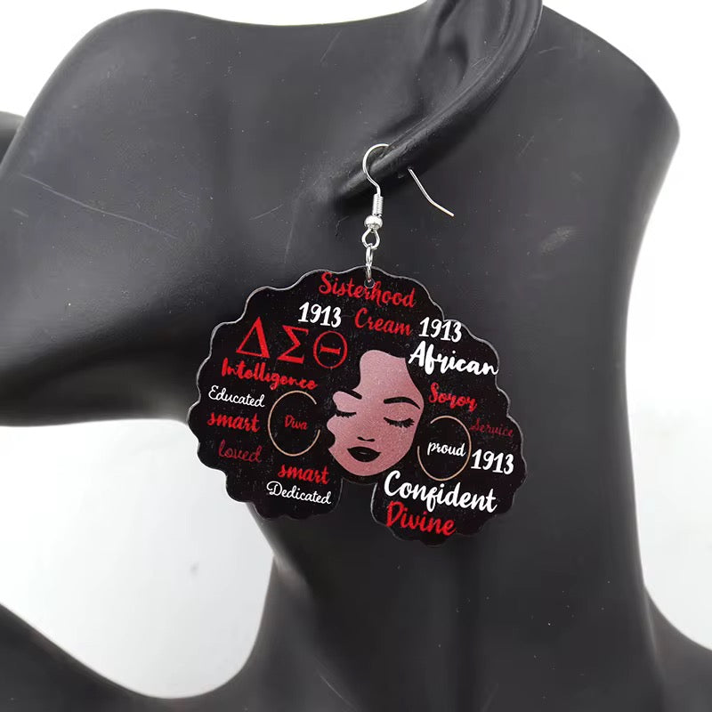 Assorted Wooden DST earrings