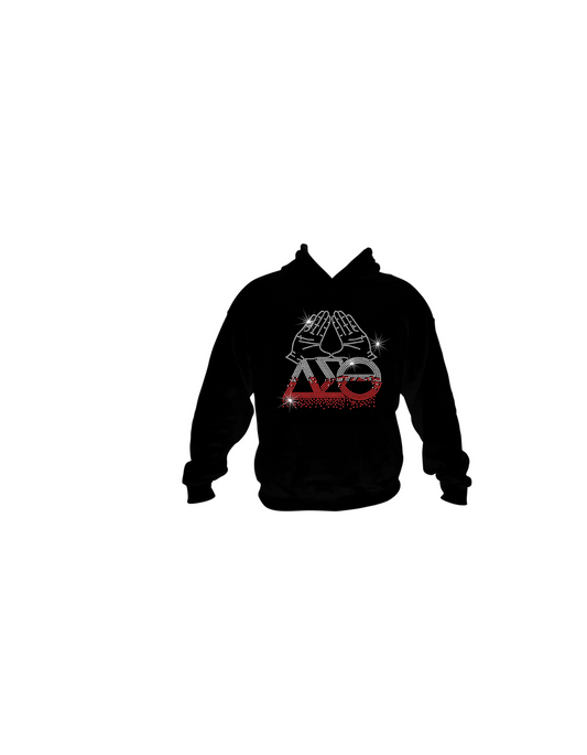 Blinged hoodie Mids w/ ΔΣΘ