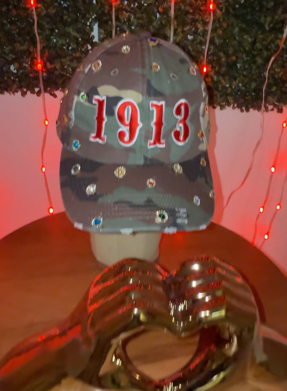 Sparkle & Serve: 1913 camo cap