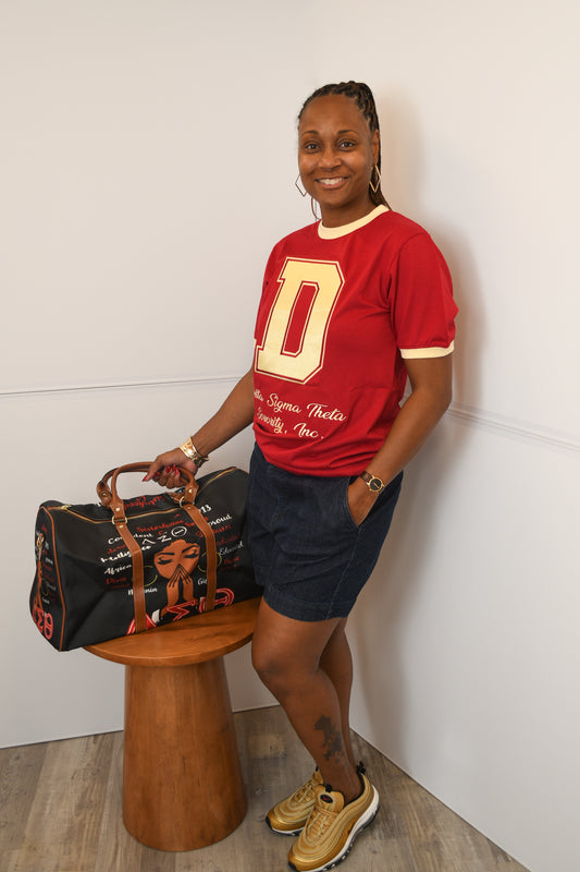 DST Motivational Queen travel duffel bag