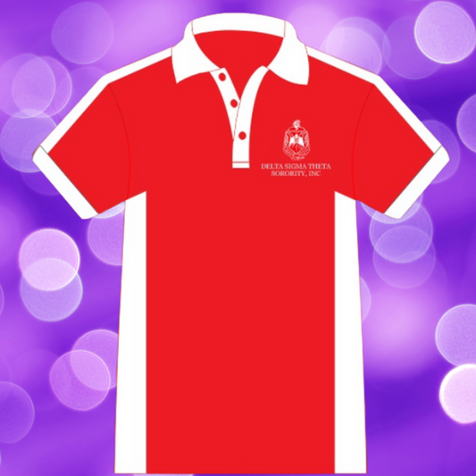 Delta Sigma Theta Ladies Embroidered Polo