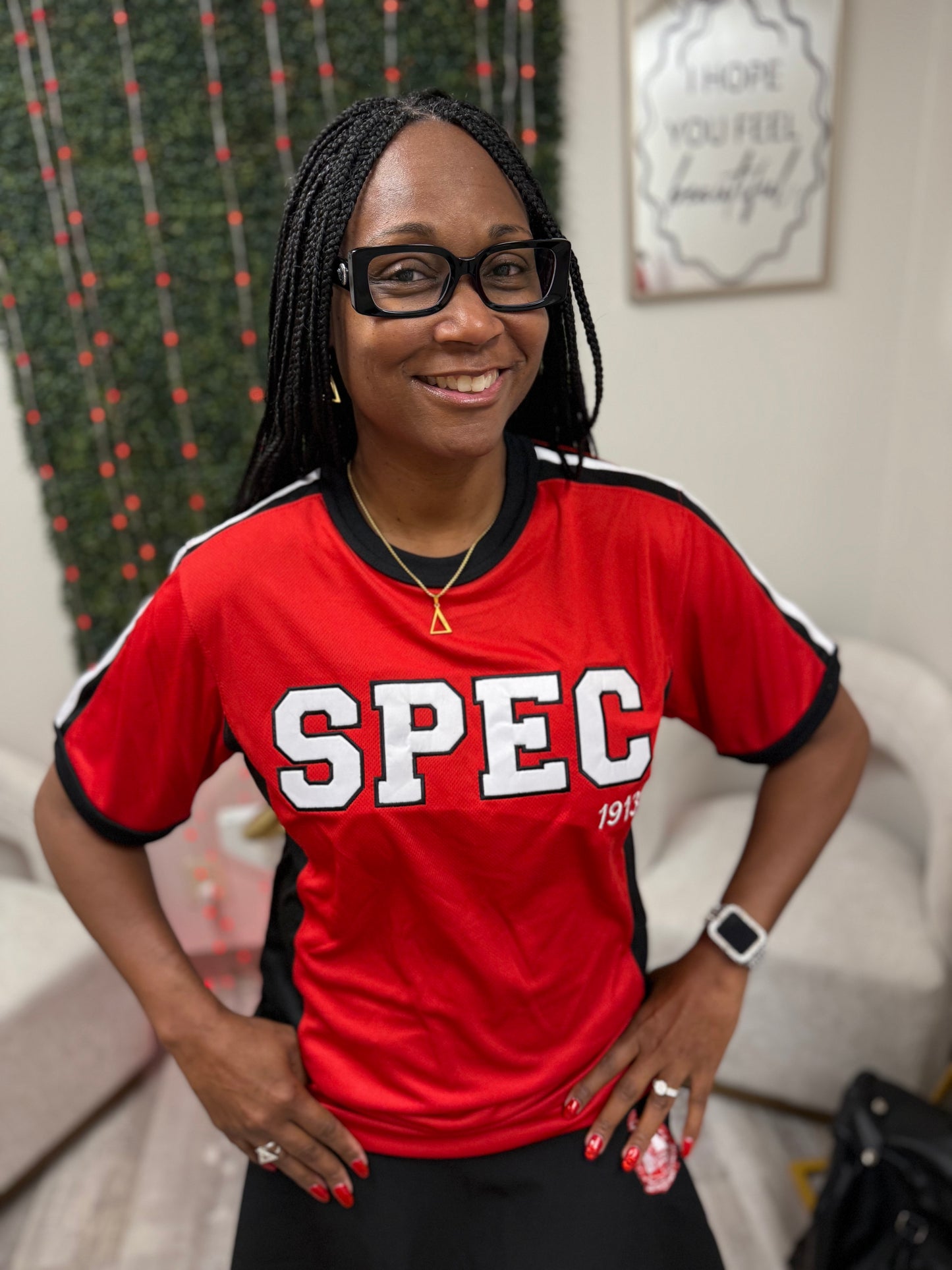 SPEC 1913 Embroidered Ringer T-shirt