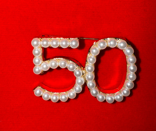 Beta Epsilon 50th Custom Brooch