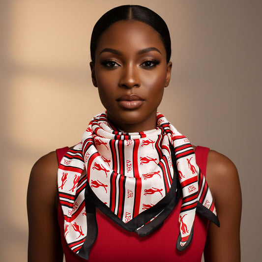 DST Fortitude Crimson & Cream Scarf