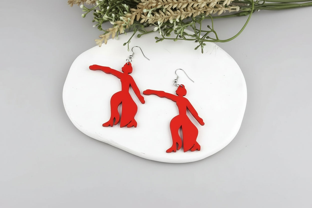 Assorted Wooden DST earrings