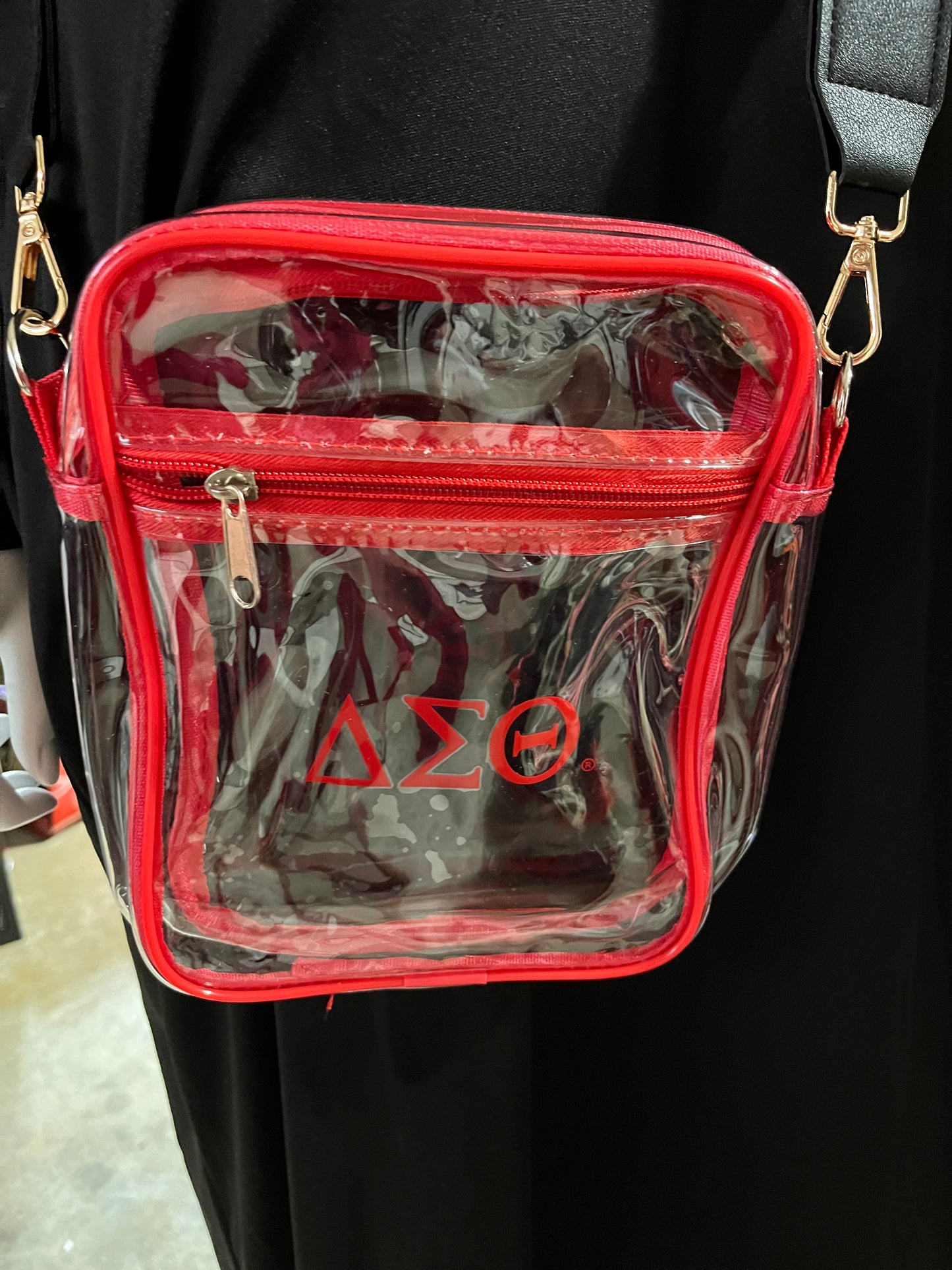 DST clear Messenger Crossbody