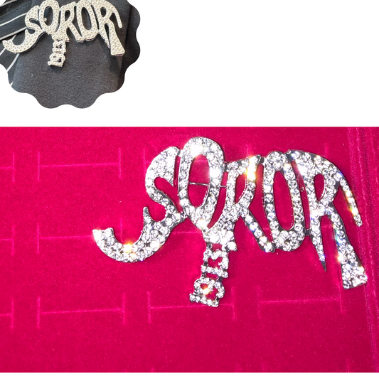 SOROR elephant bling brooch