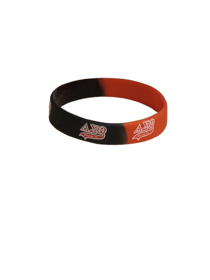 Delta Sigma Theta Solid Silicone Wristband