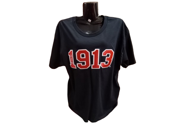 Unisex 1913 t-shirt with DST symbols vertical inside the 1 of 1913