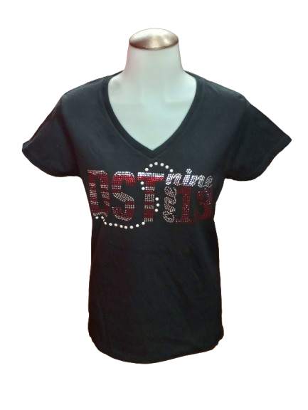 DST One Nine 1913 Bling Shirt, Short Sleeve with Pearls