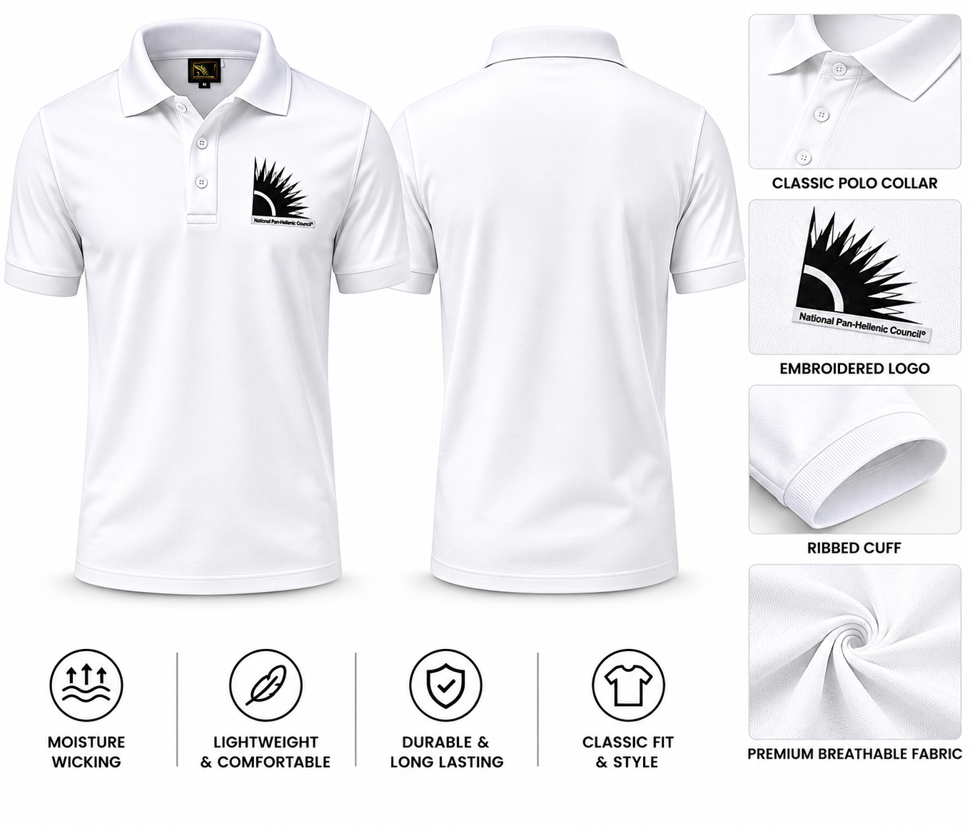 NPHC Moisture wicking Polo