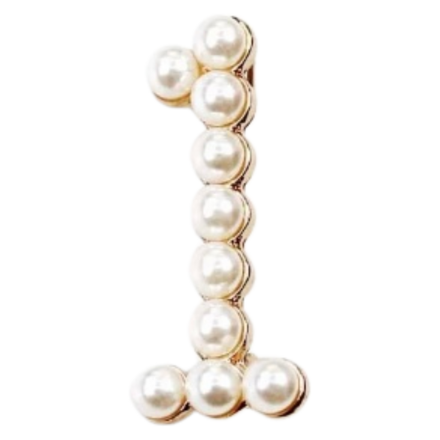 Pearl Number Brooch