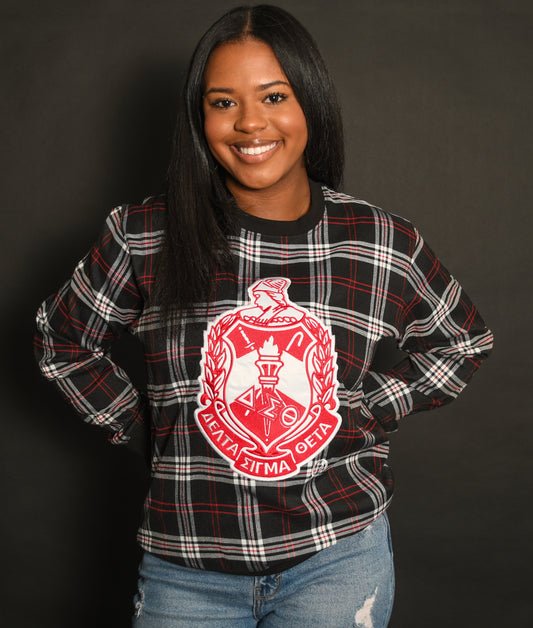 DST Preppy Plaid sweatshirt