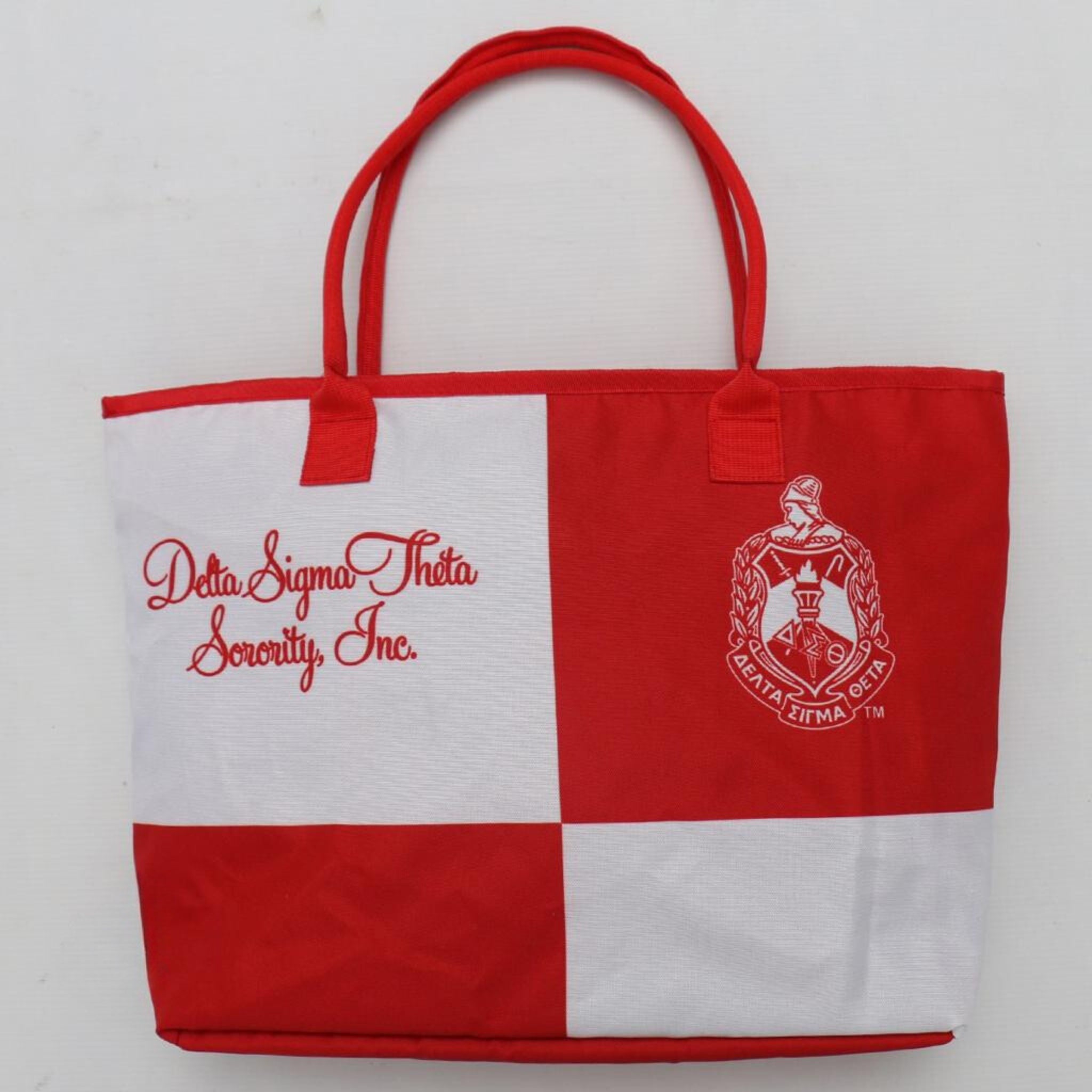 Delta Sigma Theta Color Block Tote Bag