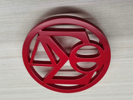 DST Belt buckle w/ Greek symbols