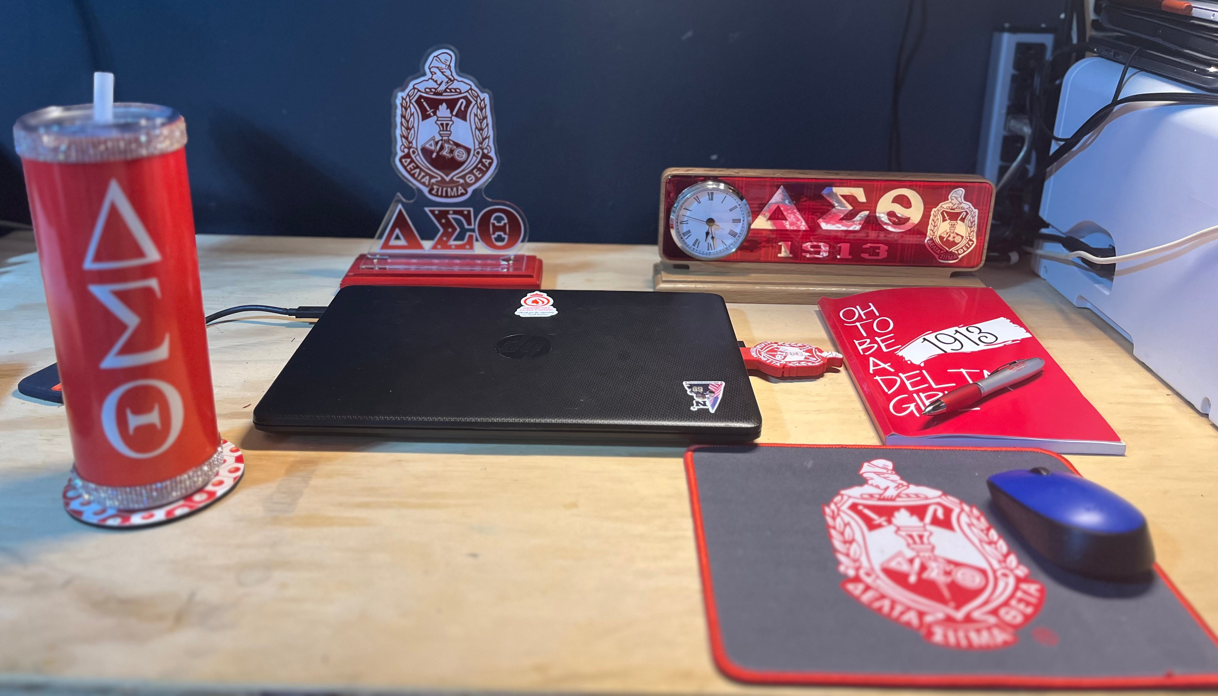 Delta Sigma Theta Mouse Pad with Sorority Crest