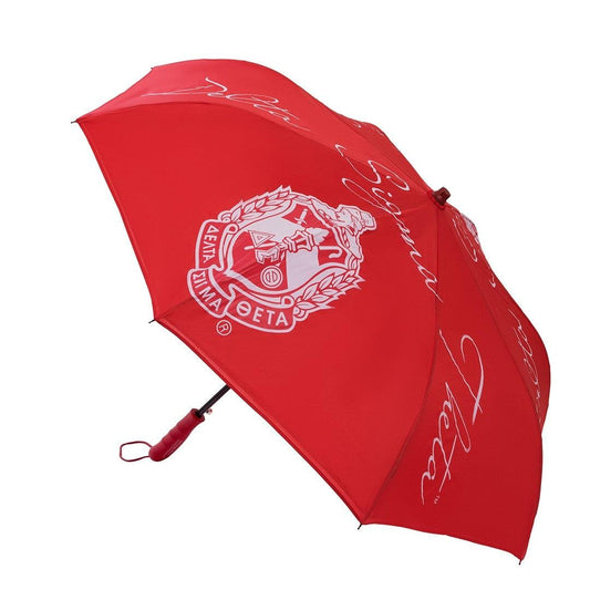Red Inverted DST Signature Umbrella