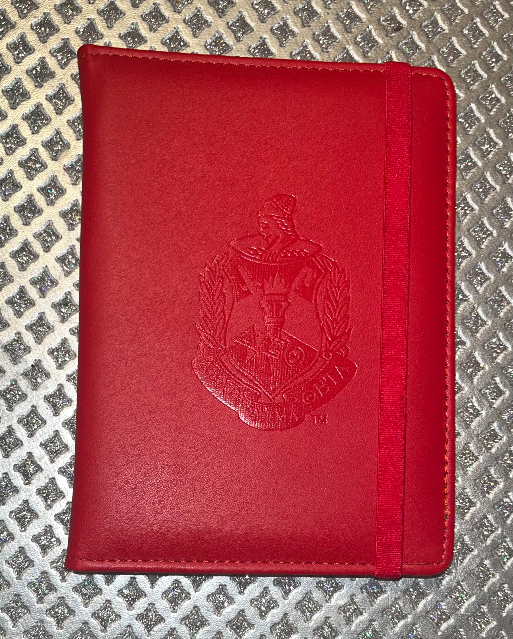 Passport Cover Delta Sigma Theta with Sorority Crest on front - shopsmitees