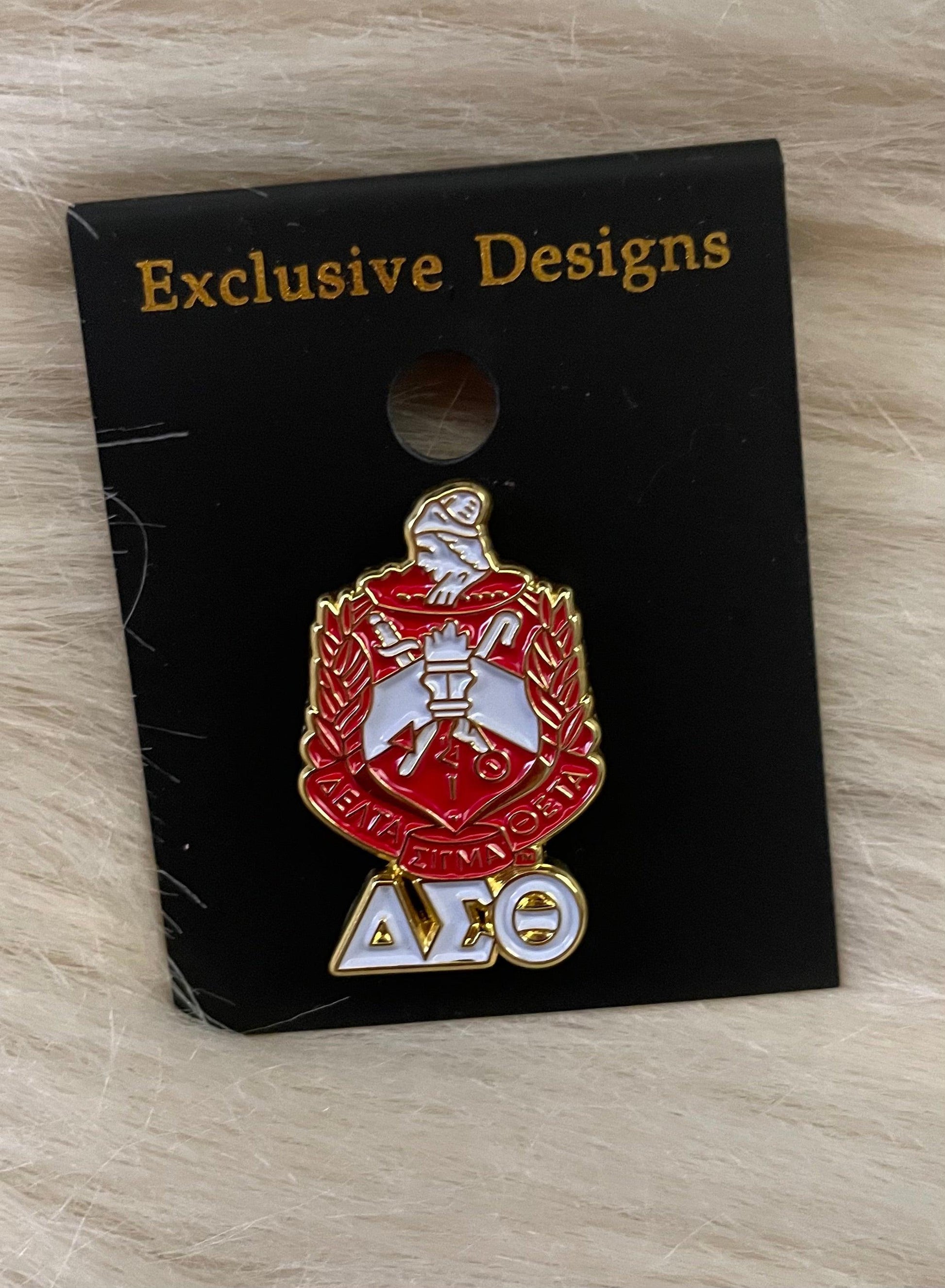 DST 1” shield lapel pin